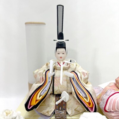 雛人形 ケース飾り グレー かわいくておしゃれなドーム型のアクリルケース