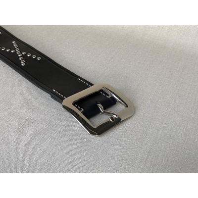 【革製品・職人手作り】43mmスタッズベルト(L110)