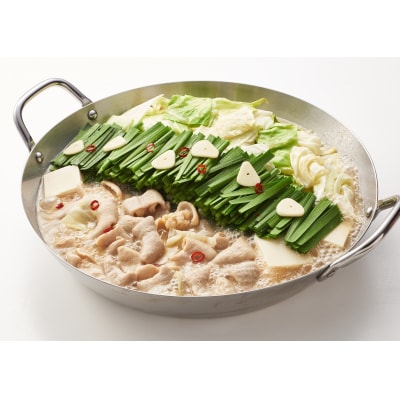 【2400g/約15人前】博多名物　極亭牛もつ鍋　味噌味　400×6P