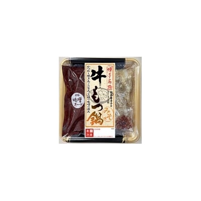 【2400g/約15人前】博多名物　極亭牛もつ鍋　味噌味　400×6P