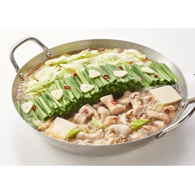 【2400g/約15人前】博多名物　極亭牛もつ鍋　しょうゆ味　400×6P