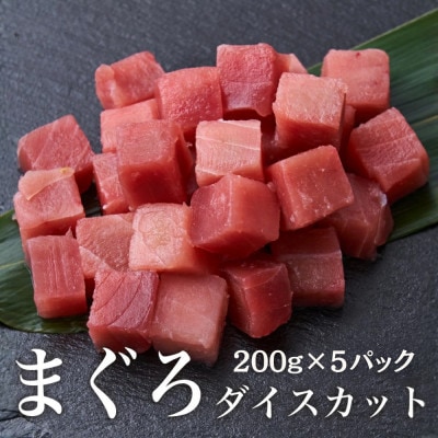 熟成天然マグロダイスカット　200g×5パック