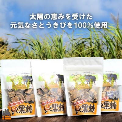 世界自然遺産 徳之島産さとうきび100%使用 徳之島の純黒糖(6袋)