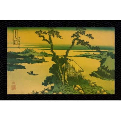 富嶽三十六景「信州諏訪湖」
