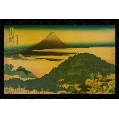富嶽三十六景「青山円座松」