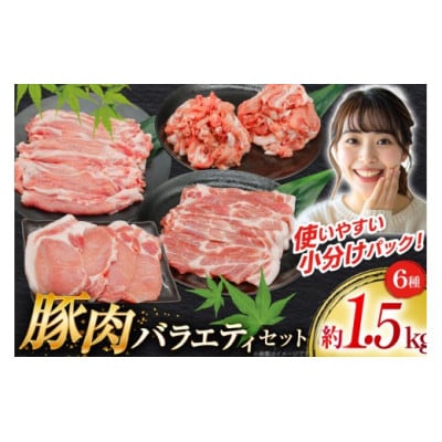 豚肉 バラエティ セット 計1.5kg ロース とんかつ用 豚こま 肩ロース スライス 切り落とし