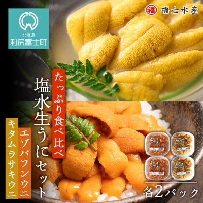 【2025年発送】産地直送!スペシャル!たっぷり食べ比べ生うにセット【福士水産】