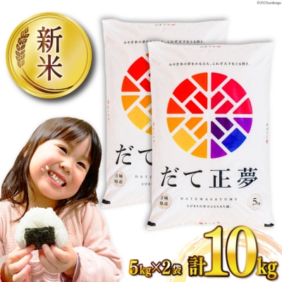 交換無料！ 米 宮城県産 だて正夢 10kg (5kg×2袋) 20564672 | 宮城県気仙沼 米・雑穀・粉類