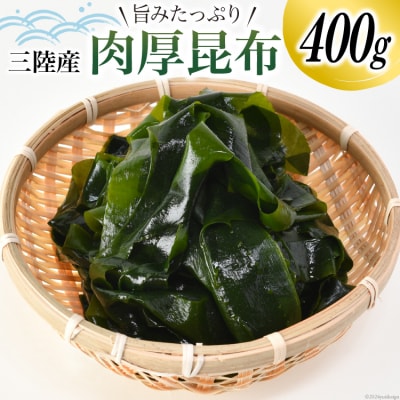 三陸産 肉厚 昆布 400g 川村海産  20564661