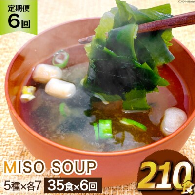 定期便 おうちごはん MISO SOUP 35食セット×6回 総計210食 20564507