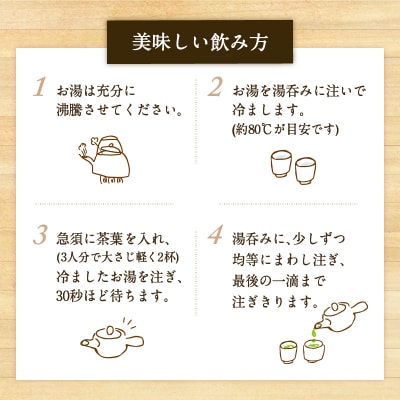 【5営業日以内に発送】知覧茶ゆたかみどり3袋セット　K111-007