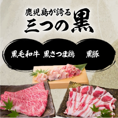 【5営業日以内に発送】鹿児島三黒肉のしゃぶしゃぶセット 700g　K134-006