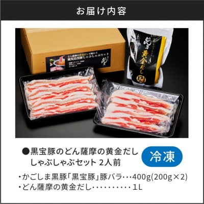 【5営業日以内に発送】黒宝豚のどん薩摩の黄金だししゃぶしゃぶセット　2人前　K227-002_01