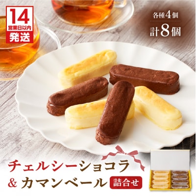 【14営業日以内に発送】チェルシーショコラ&カマンベール 8本詰合せ　K291-002