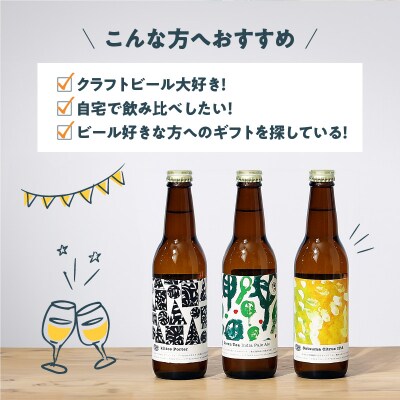 【7営業日以内に発送】鹿児島市生まれのご当地クラフトビール3本セット　K203-001_01
