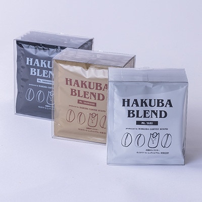 白馬三山ブレンドコーヒーボックス 90パック(15パック×6セット)