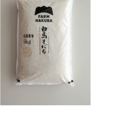 【令和7年産】『白馬そだち』長野県白馬村産　お米　こしひかり5kg(精米)