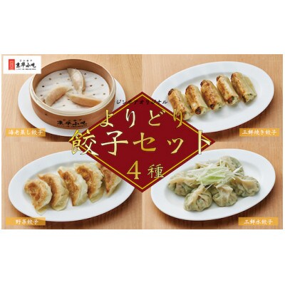 ジンホアオリジナル よりどり餃子セット 84個入(餃子4種×8袋)