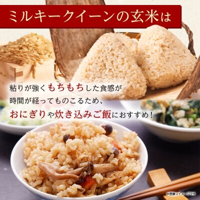 【令和6年産 】白馬産ミルキークイーン【玄米】10kg