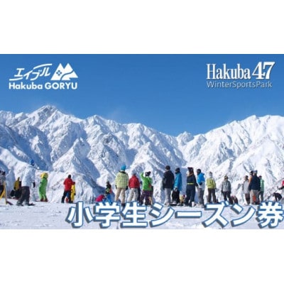 長野県エイブル白馬五竜&Hakuba47スキー場共通シーズン券【小人1枚】