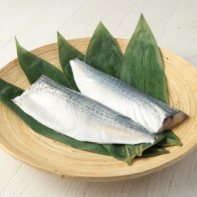 獲れたて土佐の清水さば　〆鯖2枚セット(ブランドゴマサバ・1枚約170～210g)【R01779】