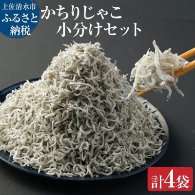 浜口海産物店のかちりじゃこ(60g× 4袋)小分けセット　無添加【R00016】