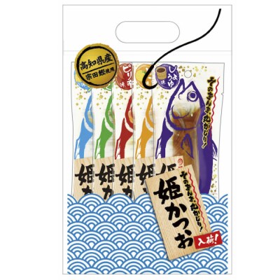 姫かつおスティック5種各1本×3袋 おつまみ おかず 保存食 スポーツ 筋トレ【R00374】