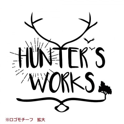 鹿革と真鍮のキーホルダー【黒】(ブランドロゴ入り)革小物 レザー【R00168】