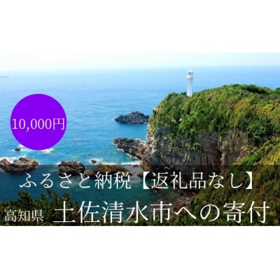 【返礼品なしの応援】高知県土佐清水市 10000円 1万円【R00785】