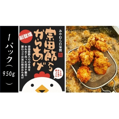 宗田節入りからあげ(冷凍950g)×1パック　揚げるだけ おつまみ お弁当 惣菜【R00071】