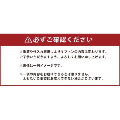 厳選国産素材の全粒粉マフィン(6種おまかせセット)アレルギー対応 焼き菓子【R00277】