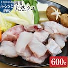 【冷凍】簡単鍋用 天然クエ 600g (2～3人前) 海鮮鍋 高級魚 しゃぶしゃぶ【R00571】