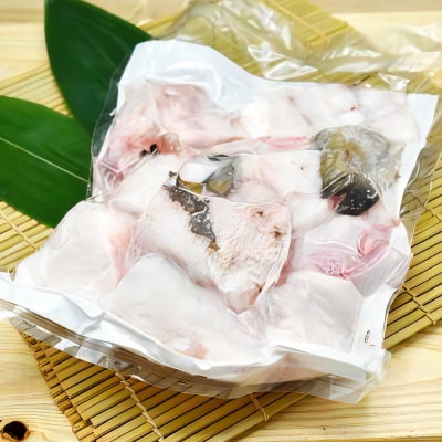 【冷凍】簡単鍋用 天然クエ 600g (2～3人前) 海鮮鍋 高級魚 しゃぶしゃぶ【R00571】