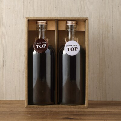 珈琲専門店の水出しアイスコーヒー 700ml×2本 ≪添加物不使用≫ 珈琲 カフェ【R00219】