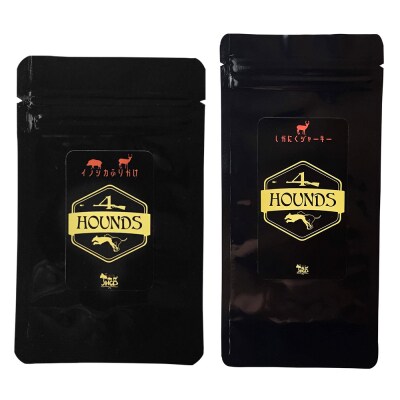 6回定期便 無添加ドッグフードセット イノシカふりかけ1P&鹿肉ジャーキー2P【J00017】