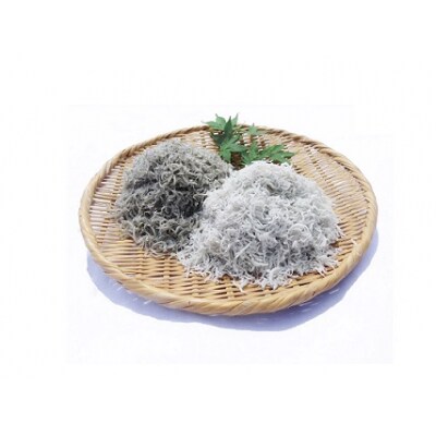 浜口海産物店のちりめんじゃこ&かちりじゃこ(計6袋セット)シラス 無添加 しらす丼【R00308】