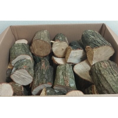 ウバメガシの薪 1箱 18kg 長さミックス【R01048】