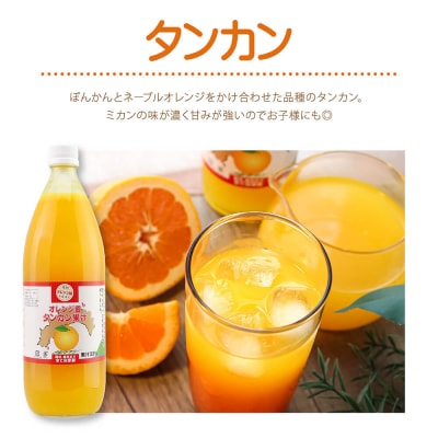 オレンジ園の濃縮ジュース タンカン 1L 3本 希釈用 みかんジュース チューハイ用【R01124】
