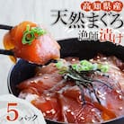  まぐろ漁師漬けセット 80g×5パック 海鮮丼 漬け丼 冷凍 惣菜 切り身【R01177】