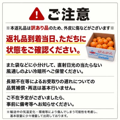 【令和9年発送　訳あり】ぽんかん5kg(オレンジ園) デコポンの親 柑橘 フルーツ【R01080】