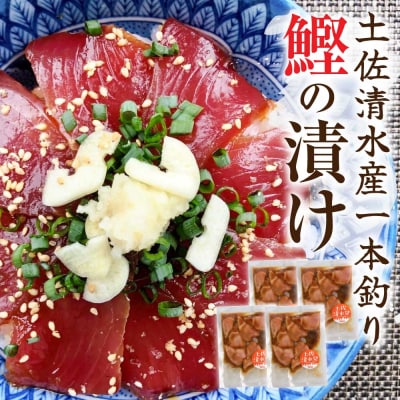一本釣り 鰹の漬け(100g×4袋)カツオ かつお 漬け丼 海鮮丼 惣菜 個包装【R01203】