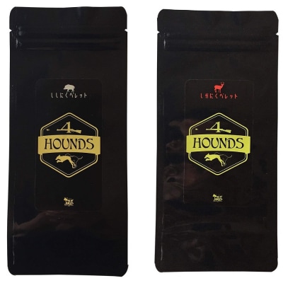 ドッグフード 鹿肉&猪肉 ペレット2種(各100g×2P)計4Pセット ジビエ 犬【R00582】