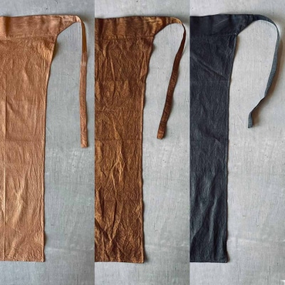 袴腰褌 HAKAMAGOSHI FUNDOSHI 柿渋染め チタン媒染 メンズ【R01350】