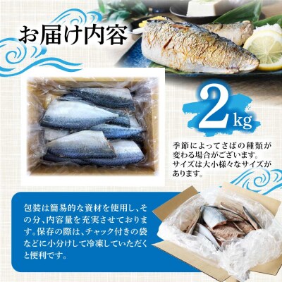 R7.7月中旬～順次発送 塩サバ 2kg 約12枚 鯖  簡単 国産 冷凍【R01425】