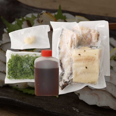 土佐の藁焼き ウツボのたたき1節  漁師町伝統タレ・にんにく・ネギ付 冷凍【R00399】