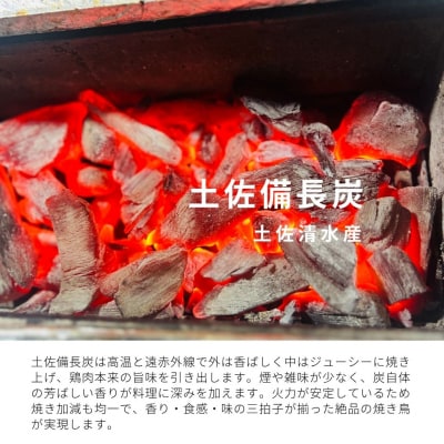 3回定期便 冷凍 四万十鶏の焼き鳥 国産もも肉 炭火焼き 計50本セット タレ味 塩味 各25本 