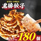訳あり 黒豚餃子 12粒×15パック(180粒) 国産餃子 冷凍 小分けパック たれ付き IB006