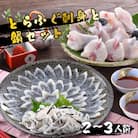とらふぐ刺身とふぐ鍋セット(2-3人前) 冷蔵 ふぐ刺身 ふぐ鍋 FP013