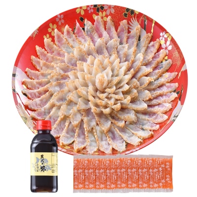 天然ふぐたたき刺身セット 7～8人前 冷凍 ふぐたたき刺し身 大皿 FG020