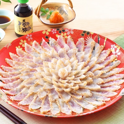 天然ふぐたたき刺身セット 7～8人前 冷凍 ふぐたたき刺し身 大皿 FG020